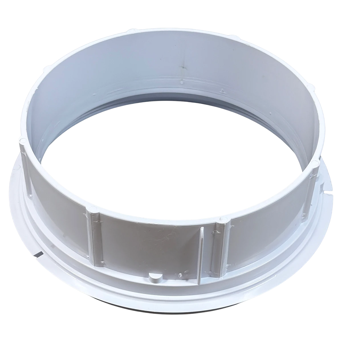 Carvin Jacuzzi Deckmate Skimmer Collar White — reverse view