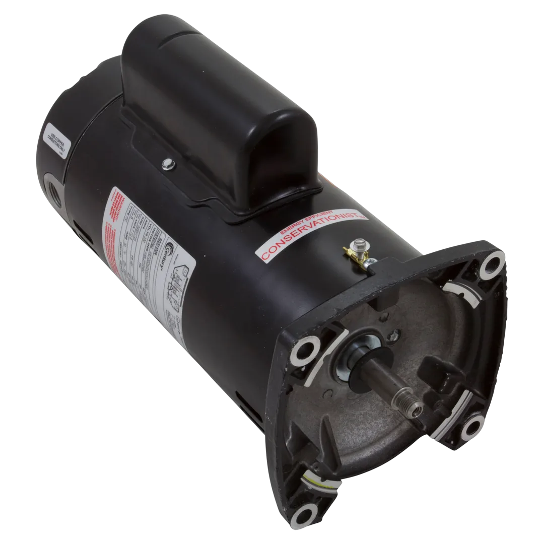 Century SQS1102R Square Flange 1 HP 2-Speed Pool Pump Motor