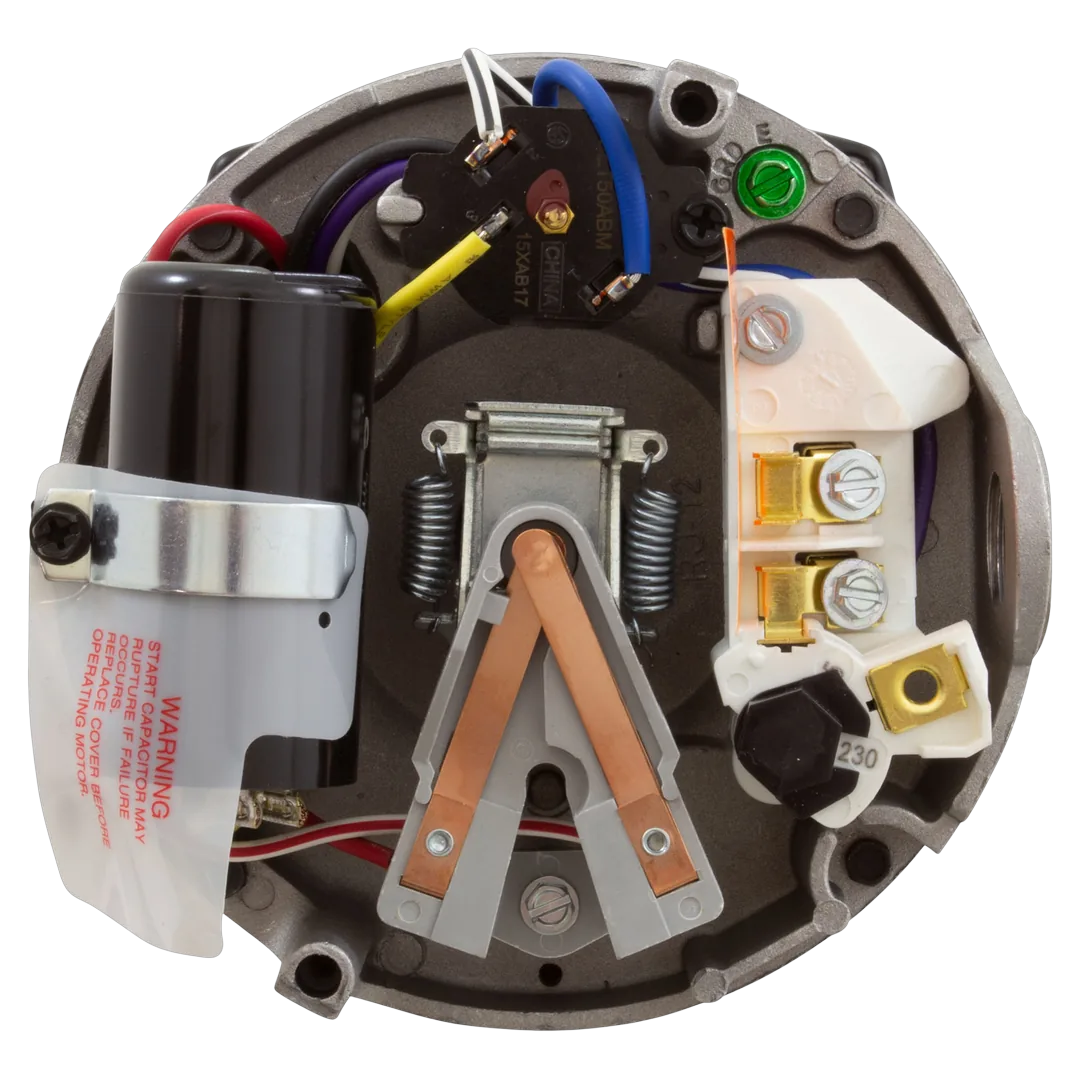 Century USQ1152 1.5 HP Up-Rated Square Flange Pool Pump Motor - Reverse