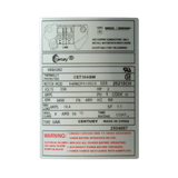Century USQ1202 2 HP Square Flange 48Y Pool Pump Motor - Label