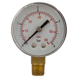 CMP 25501-000-800 Pressure Gauge - Front