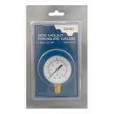 CMP 0-60 PSI Pressure Gauge Side Mount Clam Shell