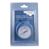 Custom Molded Pressure Gauge 0-60 PSI Back Mount
