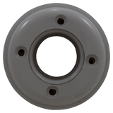 Custom Molded Products 25522-001-000 Vinyl Wall Return Fitting 1.5 in FIP x FIP, Gray - Front