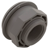 Custom Molded Products 25522-001-000 Vinyl Wall Return Fitting 1.5 in FIP x FIP, Gray - Reverse