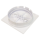 CMP 25538-900-000 Square Skimmer Cover & Collar, White - Reverse