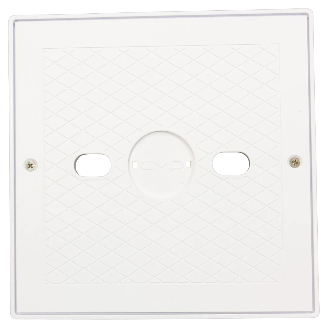 CMP 25538-900-000 Square Skimmer Cover & Collar, White - Top (2)