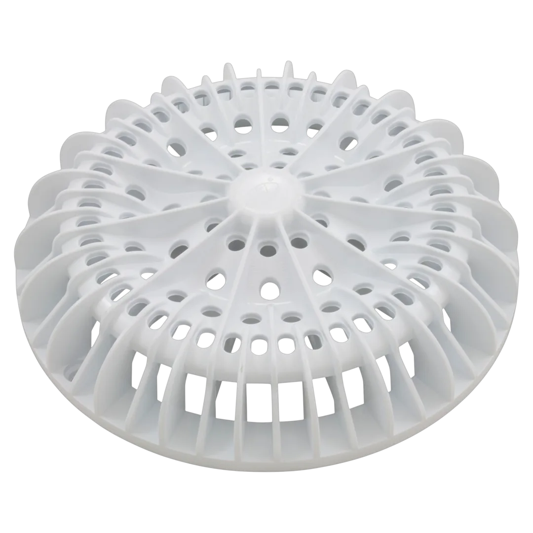 CMP Nova main drain cover, white, 7-3/4 inch