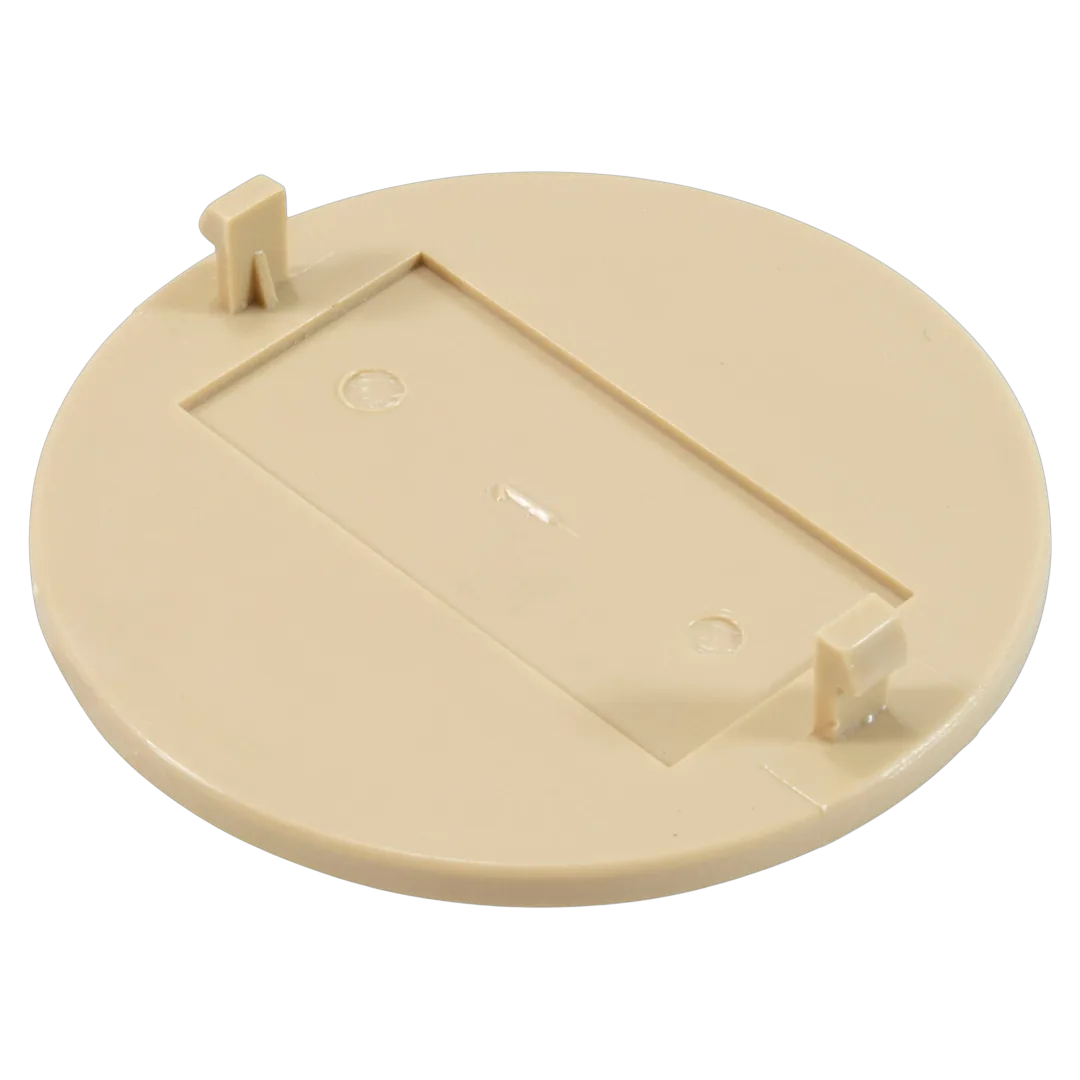CMP 25544-029-010 Blank Skimmer Lid Logo Insert - Tan - Reverse