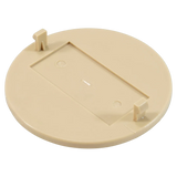 CMP 25544-029-010 Blank Skimmer Lid Logo Insert - Tan - Reverse