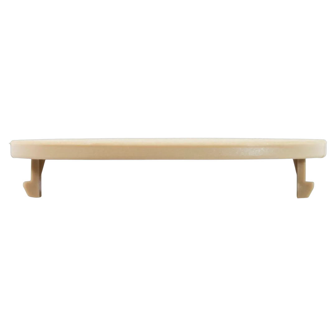 CMP 25544-029-010 Blank Skimmer Lid Logo Insert - Tan - Side