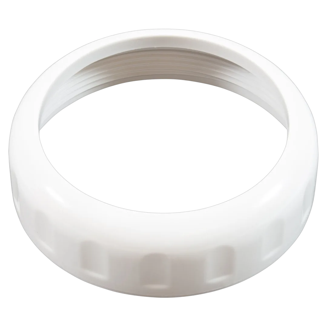 White CMP backup valve collar for pool cleaner