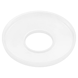 Custom Molded Products 25572-000-000 Cycolac Escutcheon White - Reverse