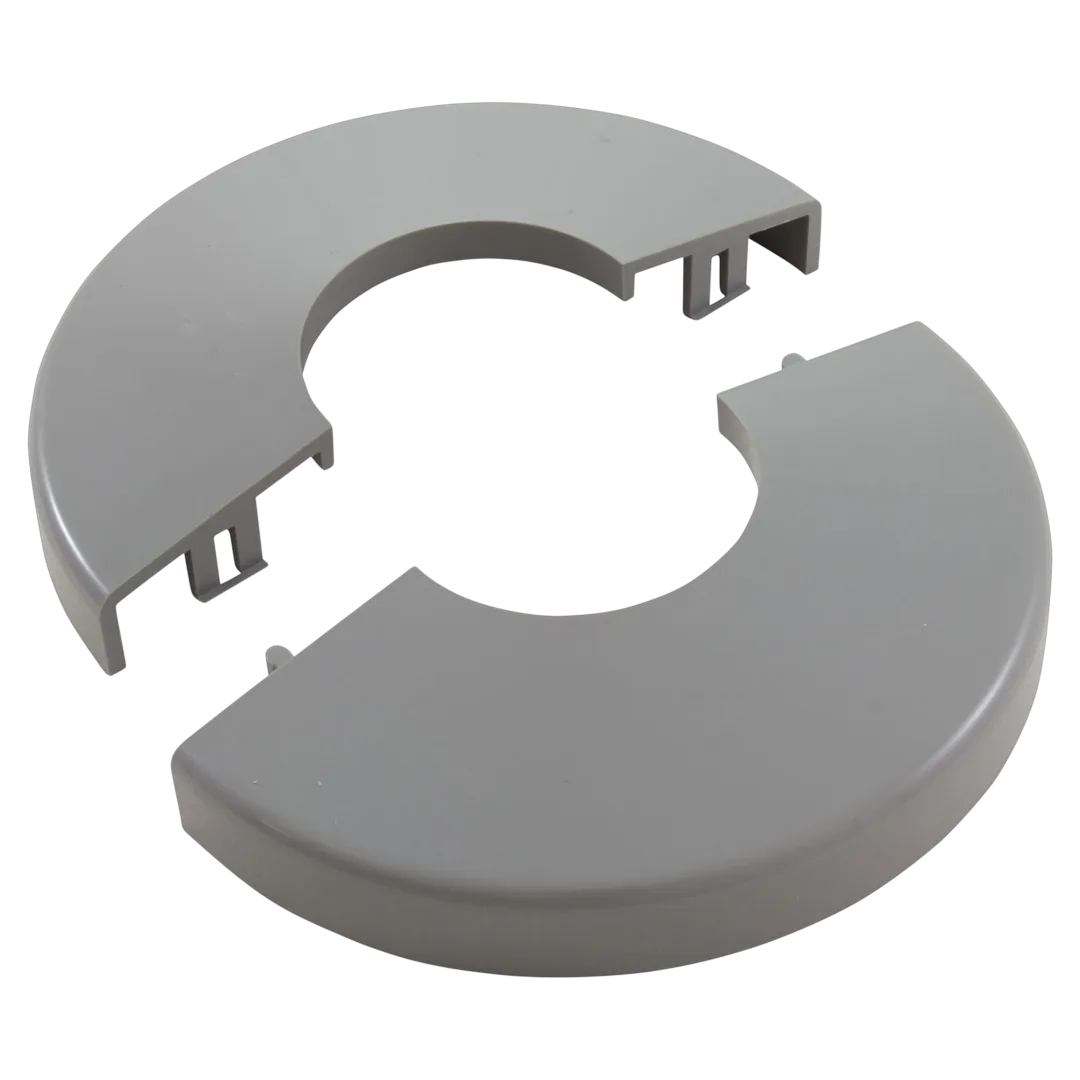 Custom Molded Products 25572-201-000 Clip-On Pool Ladder Escutcheon - Gray - Reverse