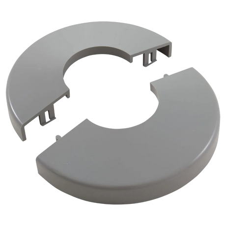 Custom Molded Products 25572-201-000 Clip-On Pool Ladder Escutcheon - Gray - Reverse