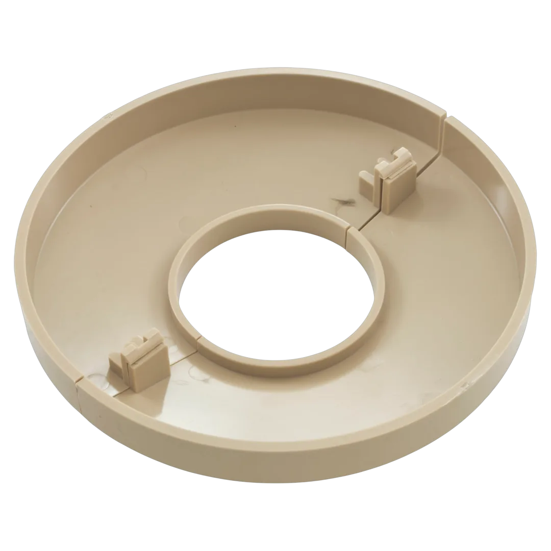 CMP 25572-209-000 Clip-On Pool Ladder Escutcheon, Tan - Reverse