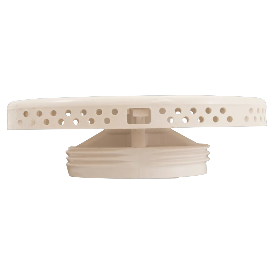 Dimension One 1510-231 Floor Drain Cover White - Side