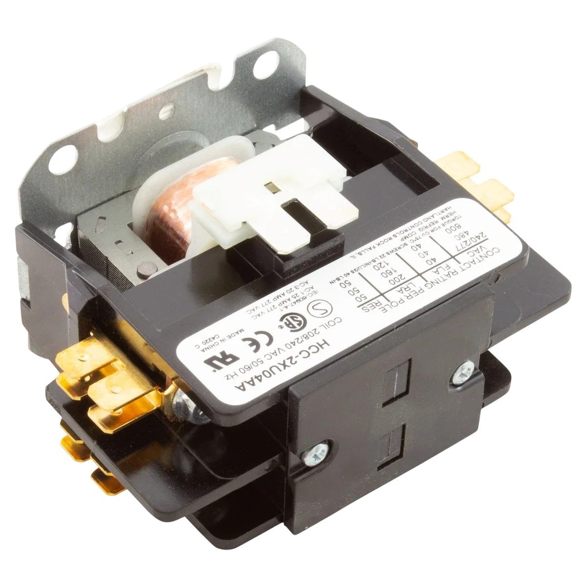 Double Pole 40A Contactor 230V Heater