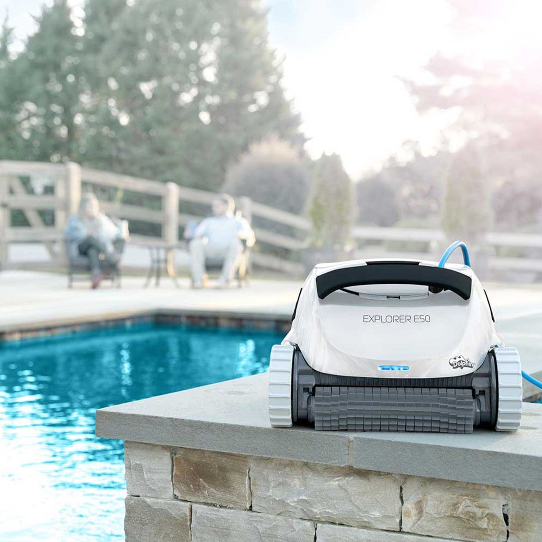 Maytronics Dolphin Explorer E50 Robotic Cleaner with Wi-Fi | 2 Year Warranty