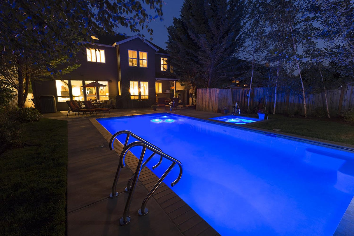 S.R. Smith TREO Micro LED Pool Light, 50' Cable, RGB, Low Voltage 12 VAC - FLED-TM-C-50
