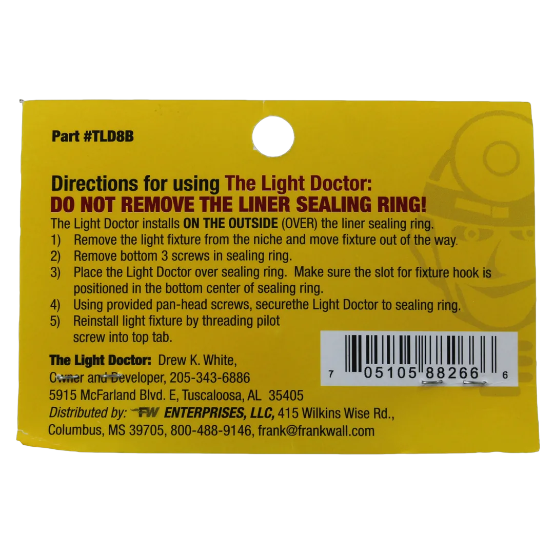 FW Enterprises Light Doctor TLD8B Repair Kit - Labelb