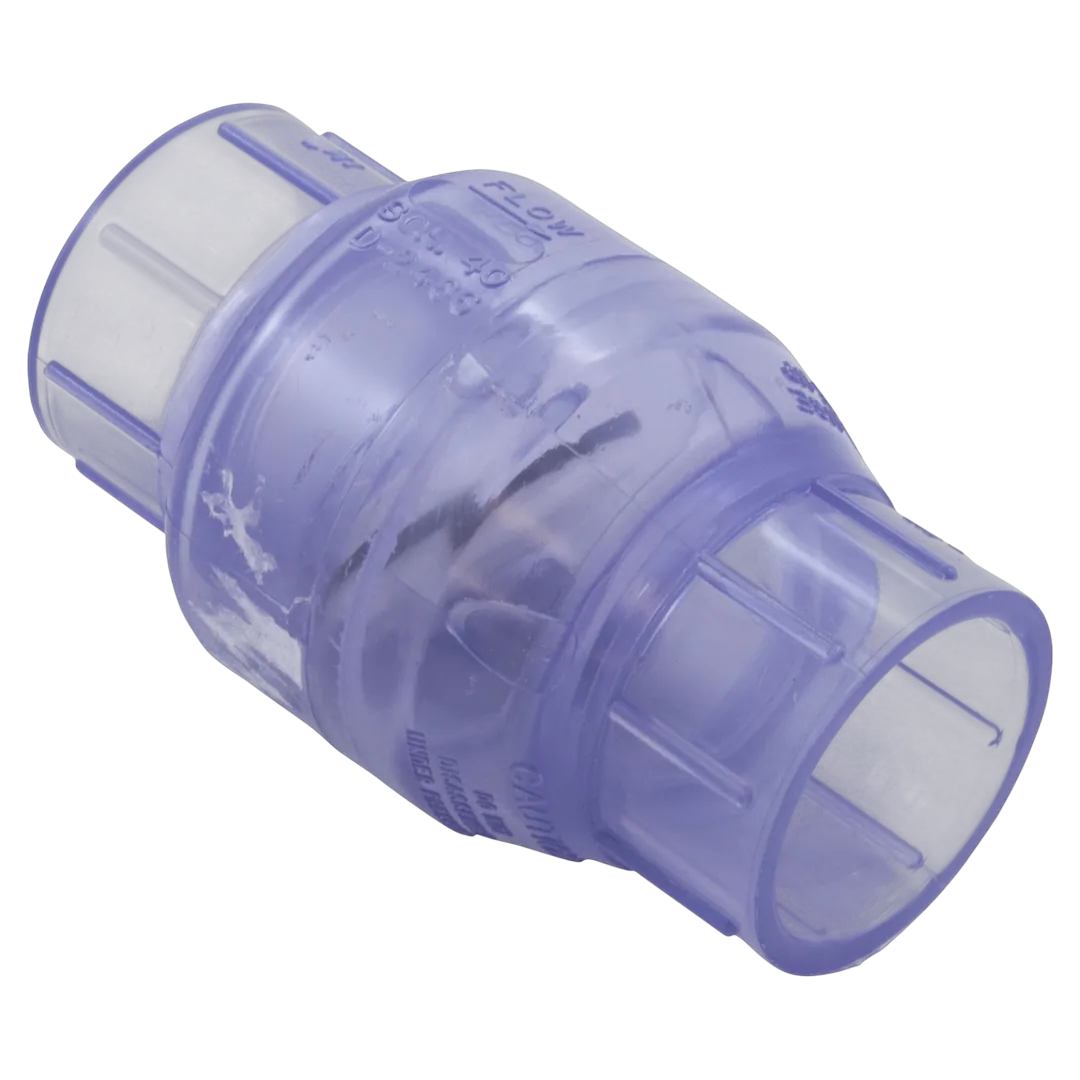 Flo Control 1520C15 1-1/2 in Slip Swing Check Valve Clear