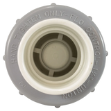 Flo Control 1700-15 True Union Spring Check Valve, 1-1/2 in Slip PVC - Back