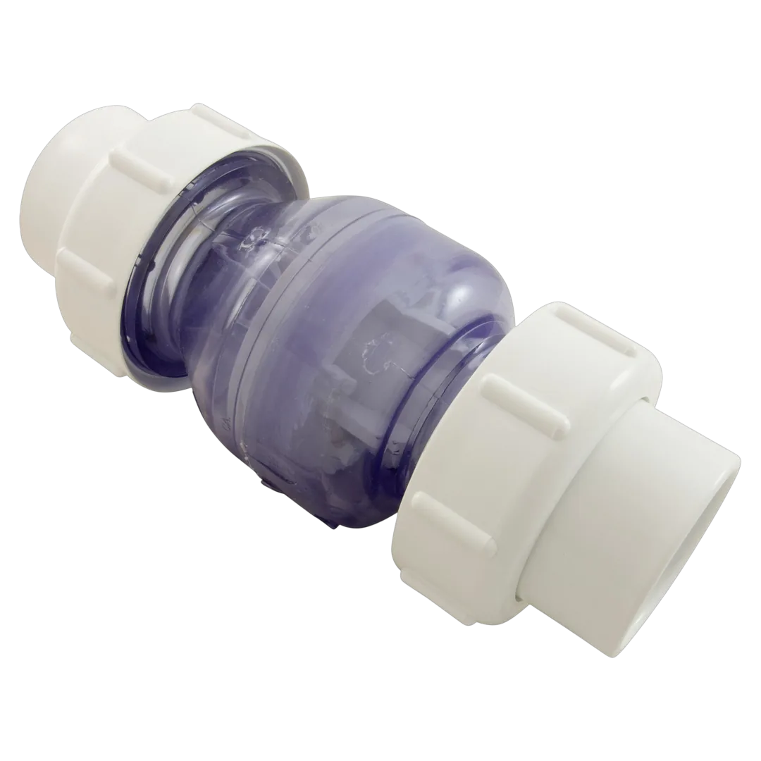 Flo Control 1700C15 True Union Spring Check Valve Clear 1-1/2 in