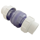 Flo Control 1700C15 True Union Spring Check Valve Clear 1-1/2 in