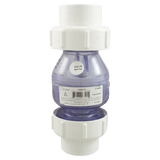 Flo Control 1700C15 True Union Spring Check Valve 1-1/2 in Clear - Label