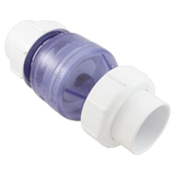 NDS 1700C20 True Union Spring Check Valve 2 in Clear