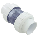 NDS 1795C20 Clear 2 in True Union Spring Check Valve