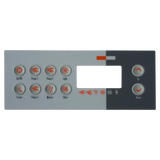 Gecko TSC-8 Control Panel Overlay - Label