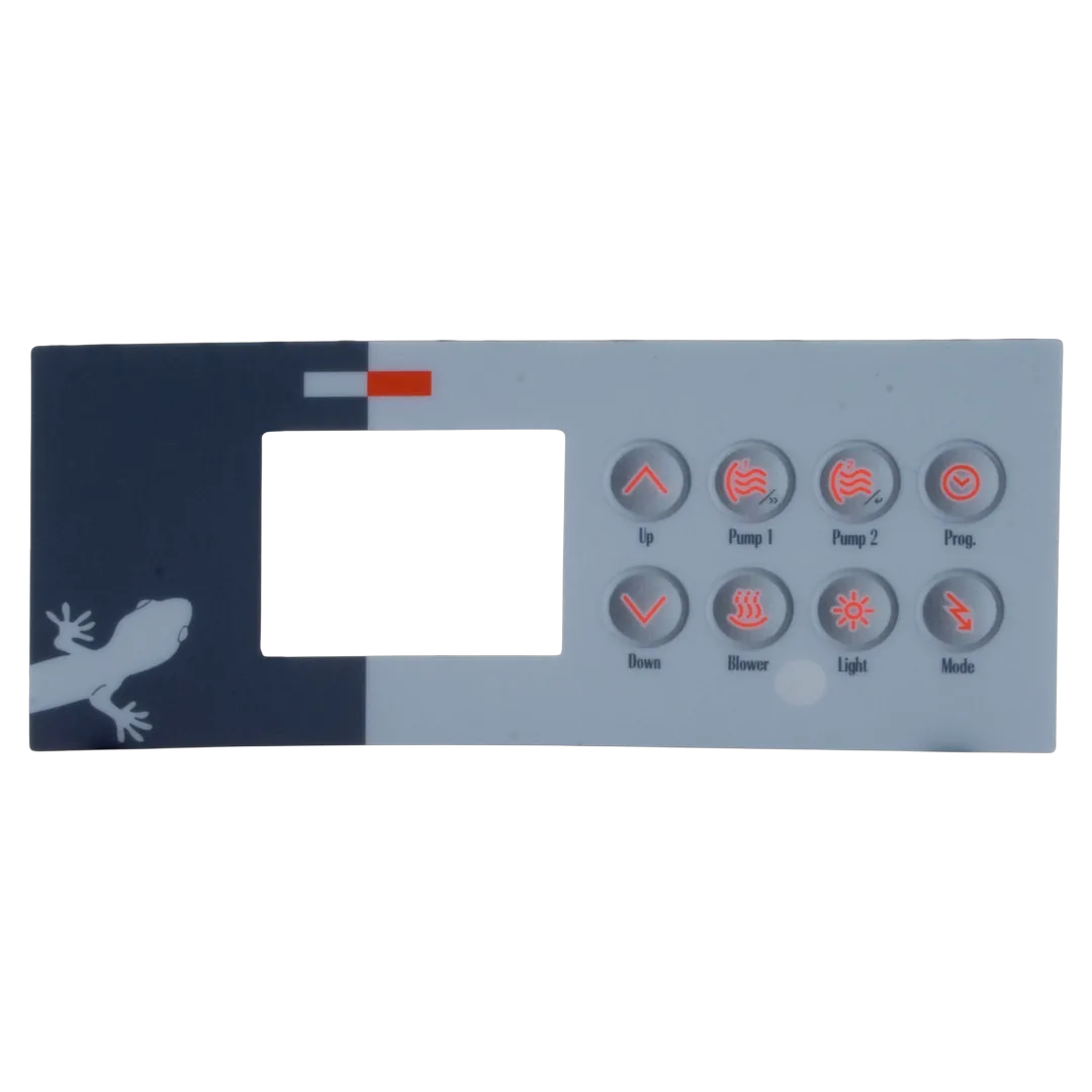 Gecko TSC-4 8 Key Overlay for Spa