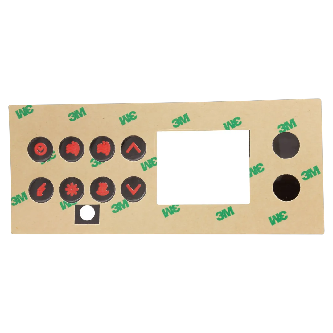 Gecko 9916-100094 8 Keys Overlay - Reverse