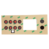 Gecko 9916-100094 8 Keys Overlay - Reverse