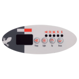 Gecko TSC-9 Topside Overlay with 4 Buttons