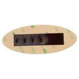 Gecko TSC-9 4-Button Keypad Overlay - Reverse