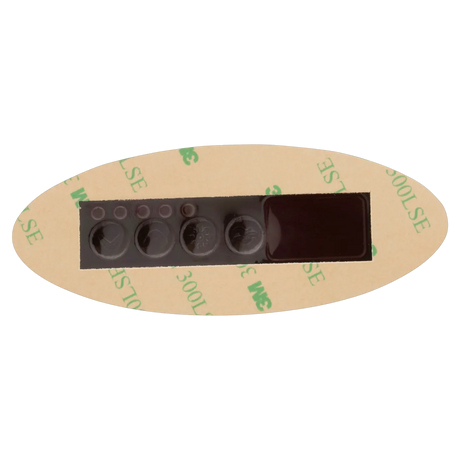 Gecko TSC-9 4-Button Keypad Overlay - Reverse