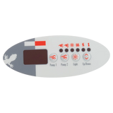 Gecko TSC-9-GE2 control panel overlay