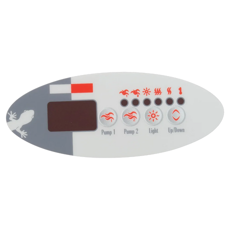 Gecko TSC-9-GE2 control panel overlay