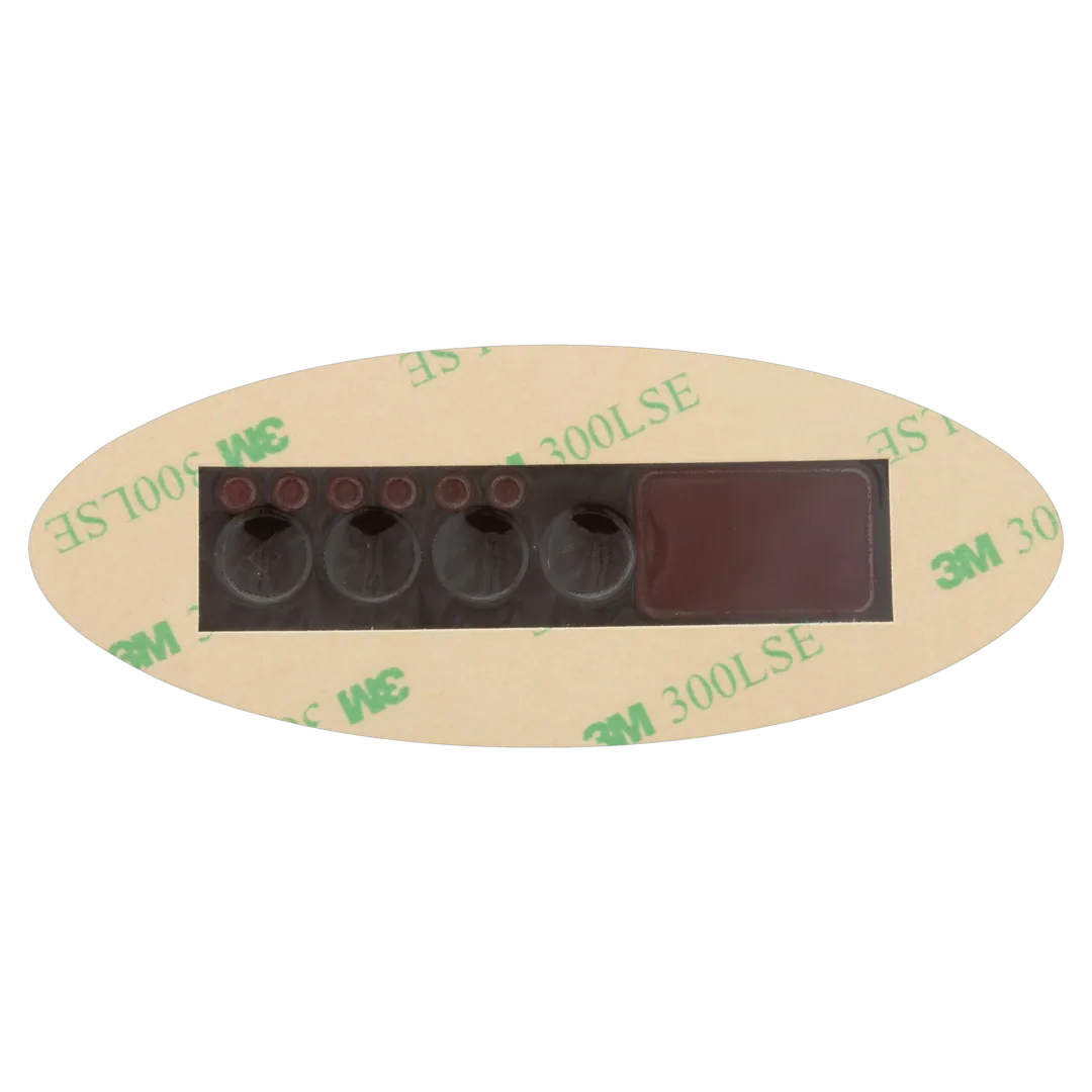 Gecko TSC-9-GE2 Spa Keypad Overlay - Reverse