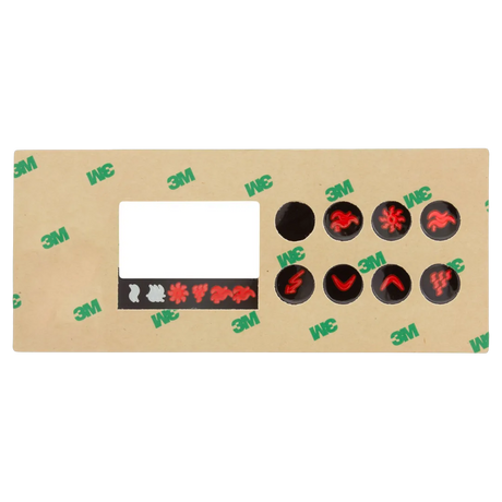 Gecko TSC-8-GE2 Overlay 7 Button - Reverse