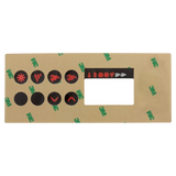 Gecko TSC-35 Keypad Overlay - Reverse