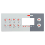 Gecko TSC-8 Control Panel Overlay 9916-100723