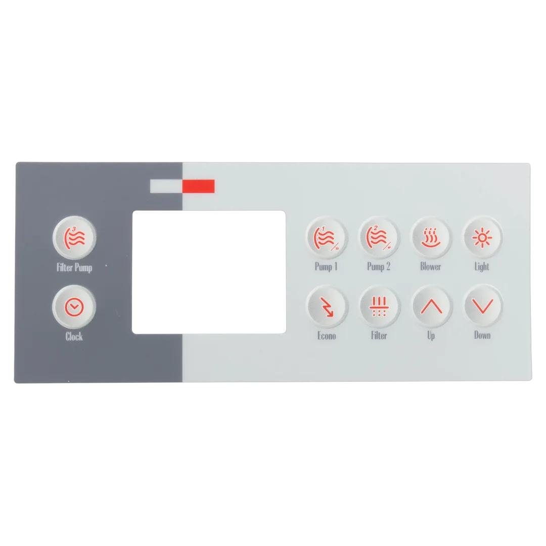 Gecko TSC-4 10 Button Keypad Overlay