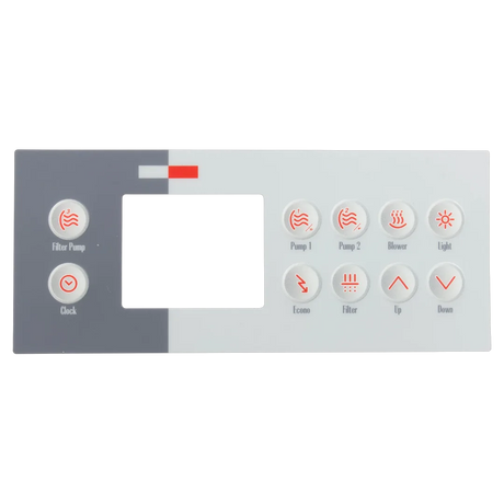 Gecko TSC-4 10 Button Keypad Overlay