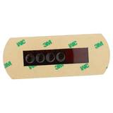 Gecko IN.K200 4-Button Keypad Overlay - Reverse