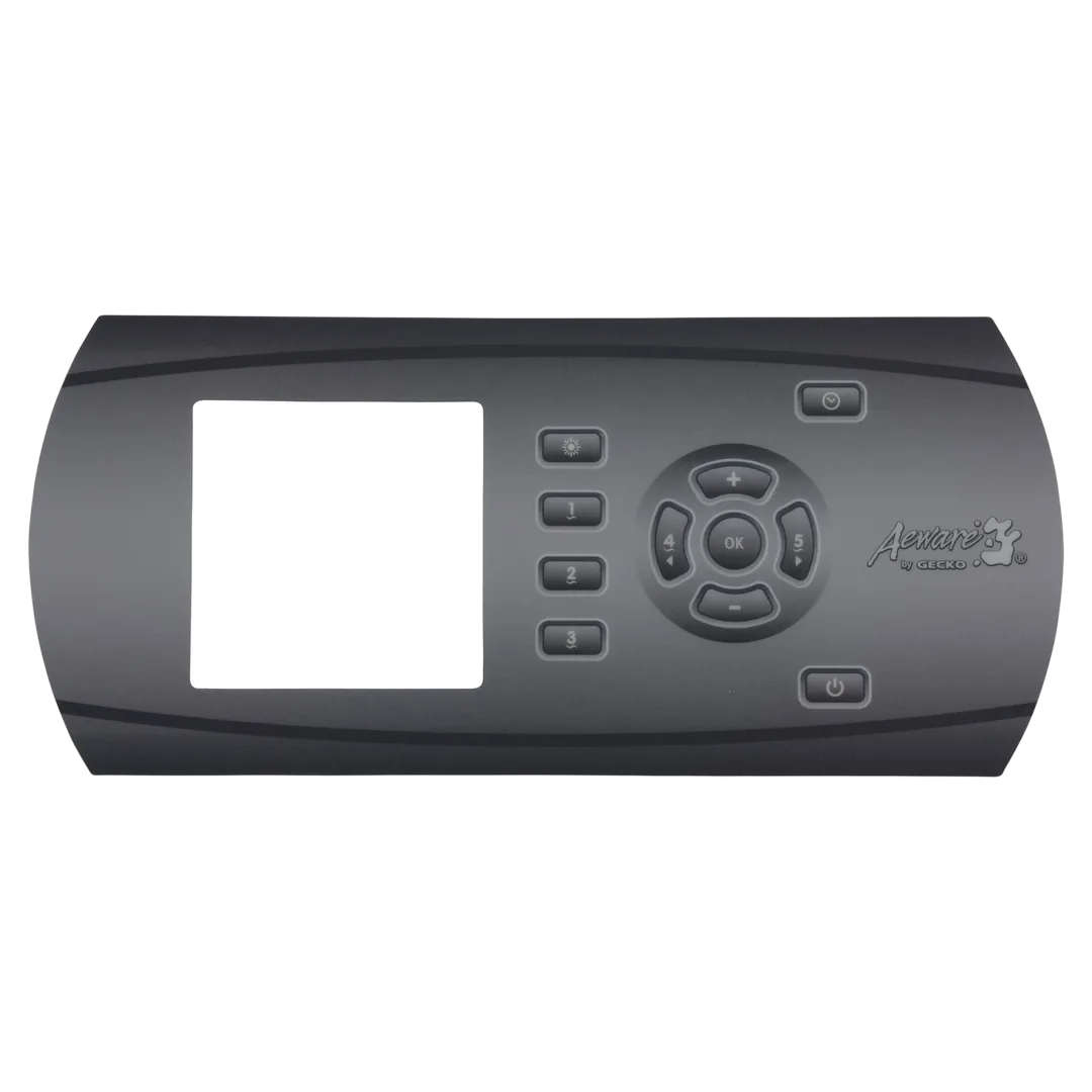 Gecko In.k600-AE1 11 Button Overlay 9916-101382