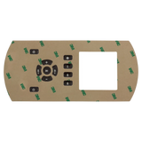 Gecko In.k600-AE1 Static 5OP 11 Button Overlay - Reverse